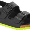 Birkenstock Children's Milano -Sports Shoes Discount Shop birkenstock childrens milano desert soil black lime birko flor 1022129 24154.1648566604.600.600