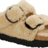 Birkenstock Women's Papillio Arizona Platform Big Buckle Shearling -Sports Shoes Discount Shop birkenstock womens papillio arizona platform big buckle teddy eggshell shearling 1017642 67735.1686260992.600.600