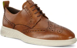 ECCO Men's ST.1 Hybrid Lite Wingtip Brogue -Sports Shoes Discount Shop ecco mens st 1 hybrid lite wingtip brogue brown 83720401112 43696.1597881418
