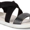 ECCO Women's Damara Crisscross Sandal -Sports Shoes Discount Shop ecco womens damara crisscross sandal black 24827351052 28363.1520024183
