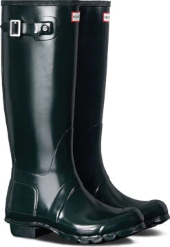 Hunter Women's Original Tall Gloss Rain Boot -Sports Shoes Discount Shop hunter womens original tall gloss ocean wft1000rgl ocn 51270.1536967724