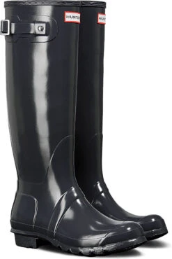 Hunter Women's Original Tall Gloss Rain Boot -Sports Shoes Discount Shop hunter womens original tall gloss rain boot dark slate wft1000rgl dsl 19175.1536967724