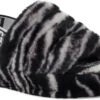 UGG Kids Fluff Yeah Slide Zebra -Sports Shoes Discount Shop ugg kids fluff yeah slide zebra black white 1116156k bwht 32553.1598917532.600.600