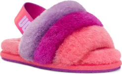 UGG Toddlers Fluff Yeah Slide -Sports Shoes Discount Shop ugg toddlers fluff yeah slide pink purple rainbow 1120073t pprb 95299.1651776272